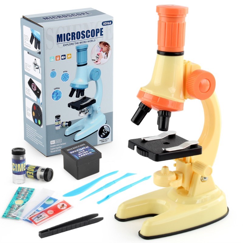 Education Kids Definition - Microscópio Científico Infantil com Luz LED