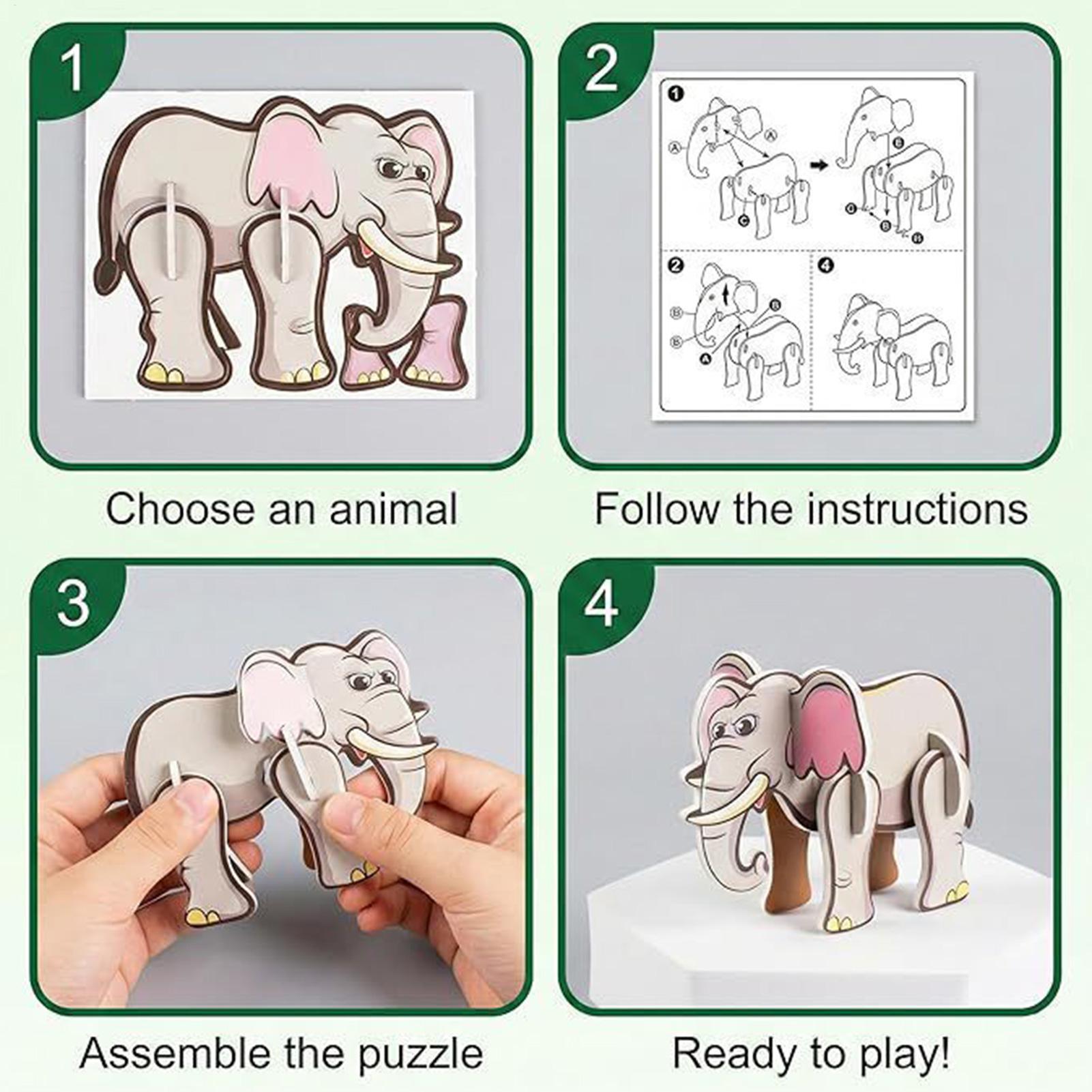 Kids Education Fun - Quebra-cabeças de desenhos animados 3D para