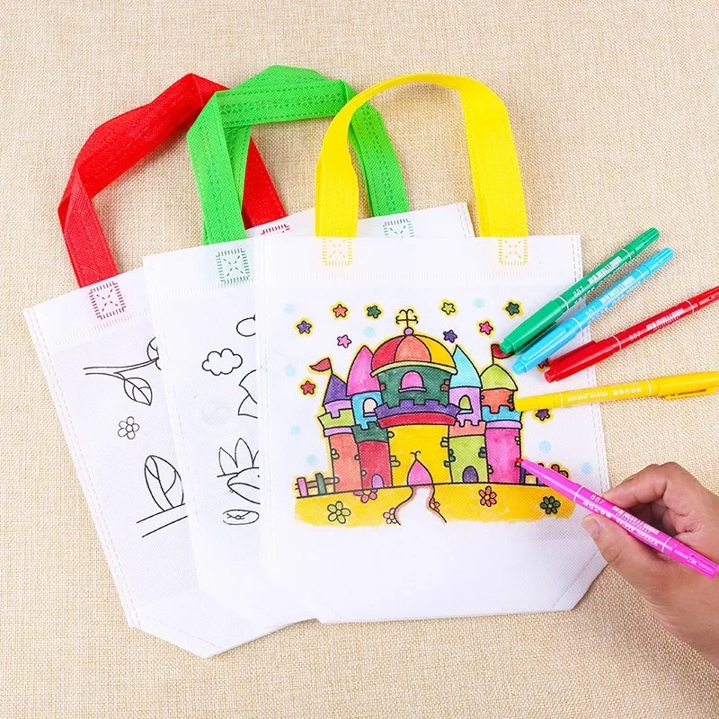 Kids Educational Workbooks - 1-10 pçs conjuntos diy graffiti saco
