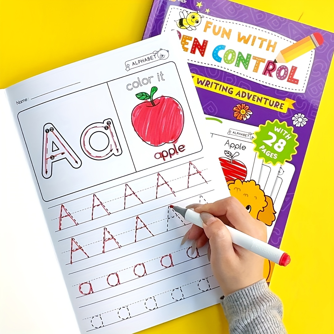 Kids Educational Workbooks - Atividades de aprendizagem pré-escolar, livro educacional,