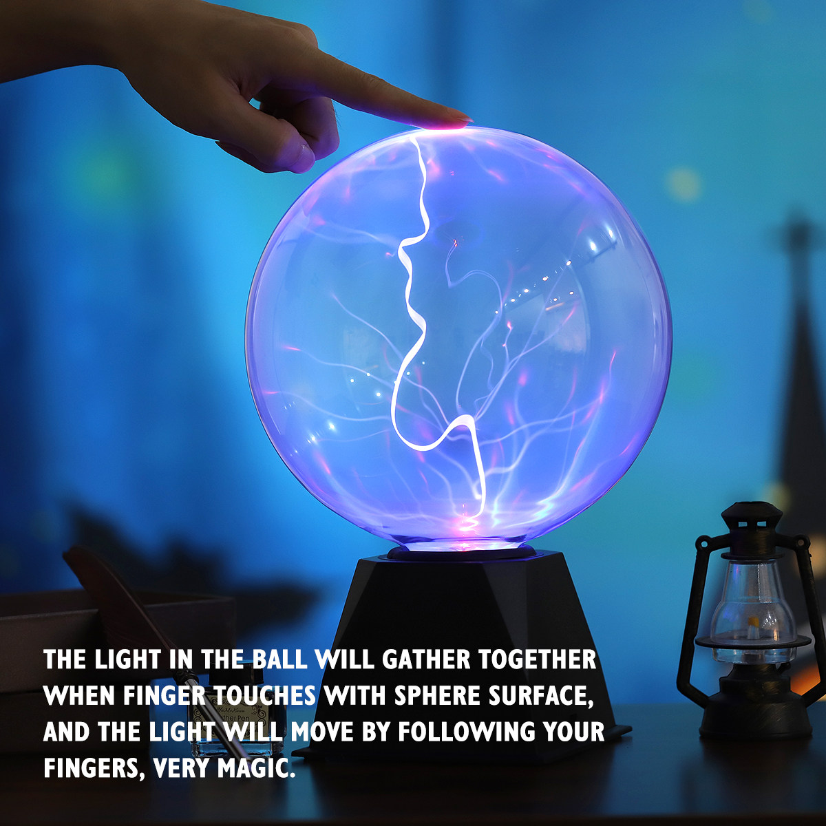 Globe Interactive Light - Lâmpada Globo de Plasma de 8