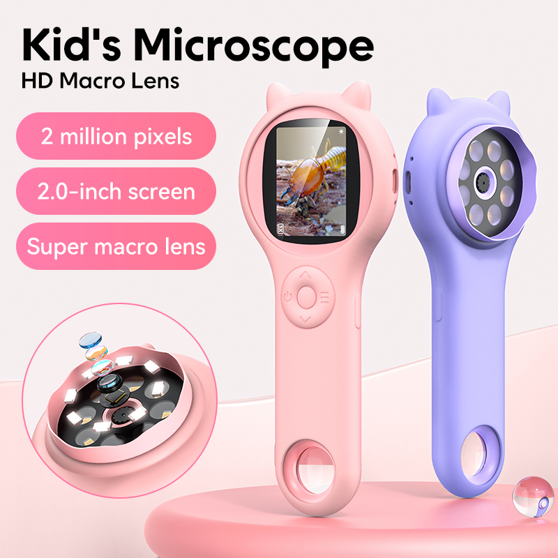 Education Kids Definition - Microscópio óptico infantil, 200 megapixels, com