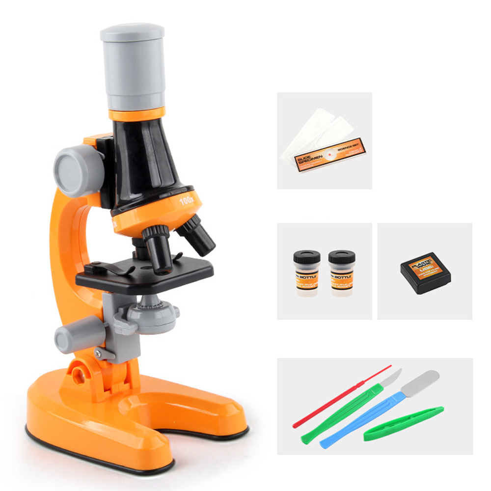 Education Kids Definition - Kit Microscópio Biológico para Crianças, Laboratório