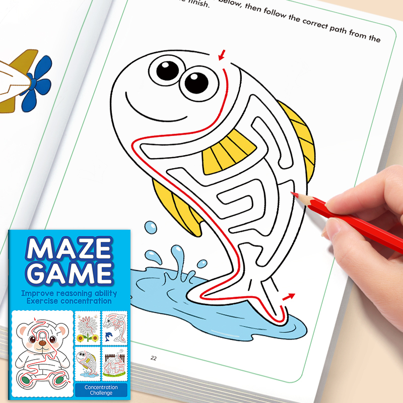 Education Kids Definition - Livro de Desenho de Labirintos Divertidos