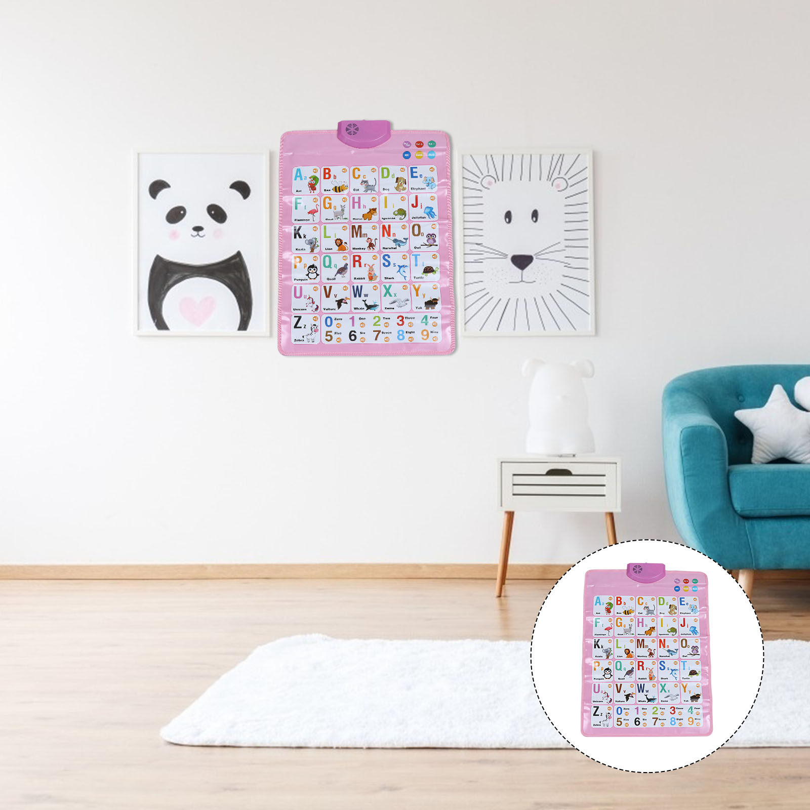 Kids Education Charts - 1 unidade de mapa de parede
