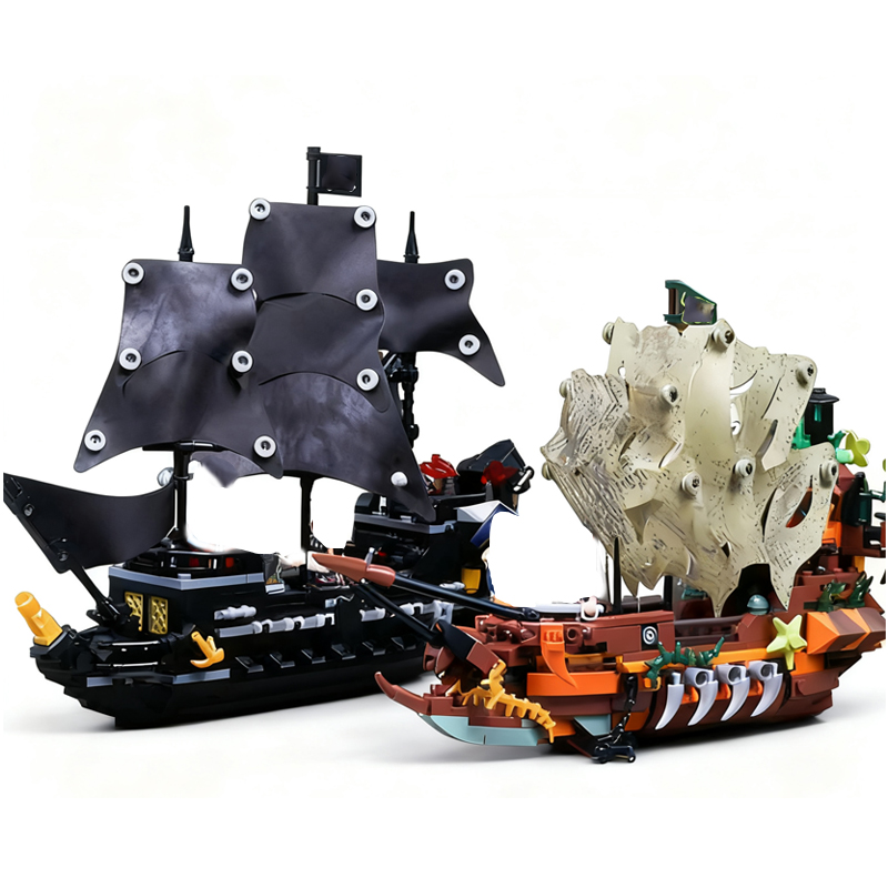 Lego Set Creator - Criativo moc barco pirata blocos de