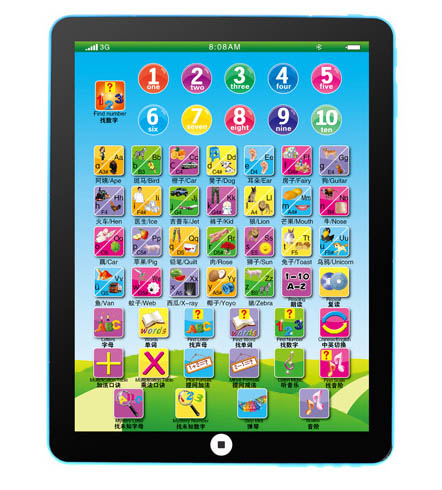 Kids Education Tablet - Brinquedos Educativos para Crianças, Musicais, Plásticos,