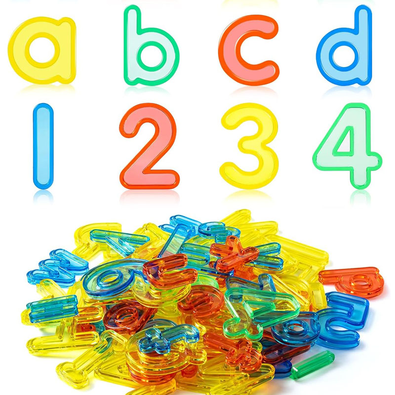 Letras e Números Transparentes - Kids Education Number avaliação e preço