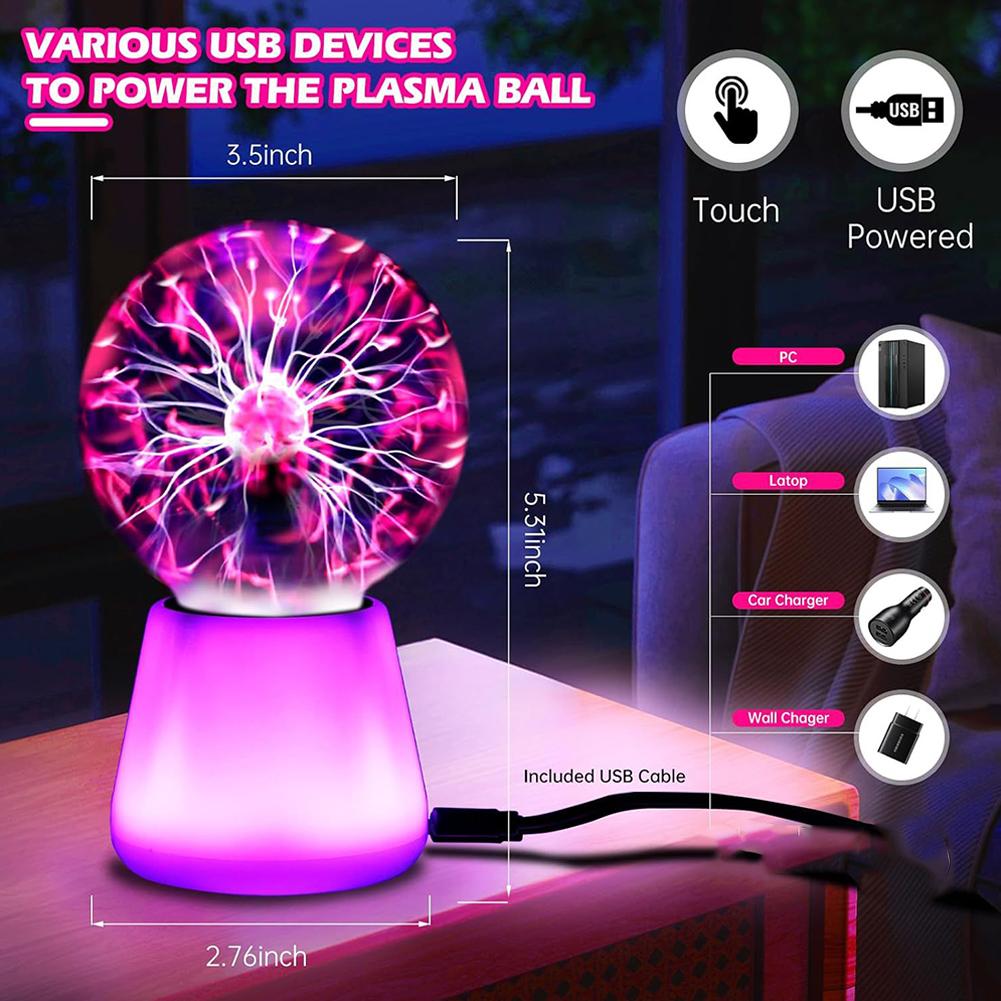 Bola de plasma lâmpada interat - Globe Interactive Light avaliação e preço