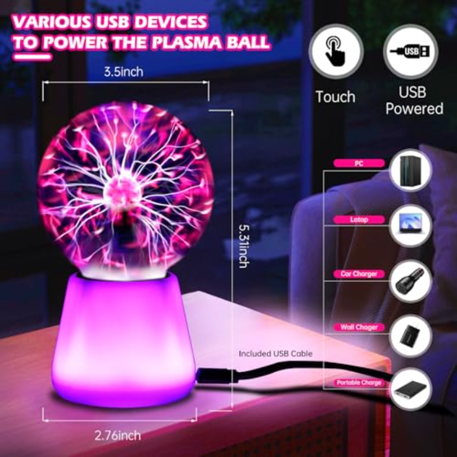 Lâmpada de Plasma Interativa c - Globe Interactive Light avaliação e preço