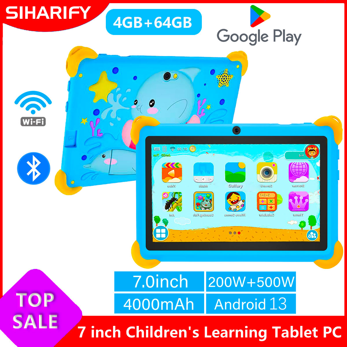 Tablet Infantil de 7 Polegadas - Kids Education Tablet avaliação e preço