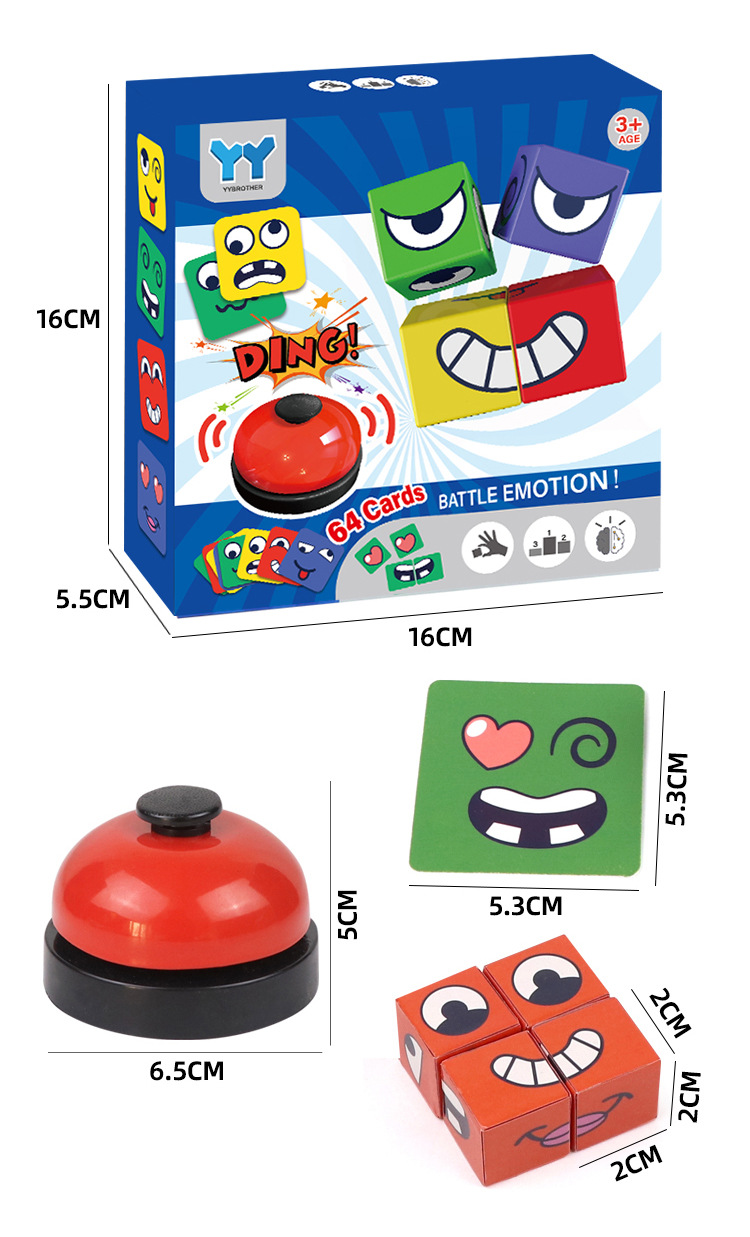Jogo de Cubo Mágico de Mudança - Kids Education Bell avaliação e preço