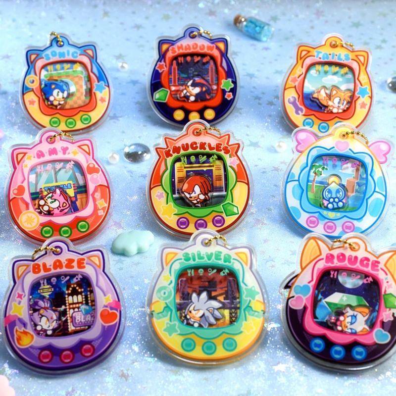 Chaveiro Acrílico Estilo Tamag - Bandai Model Tamagotchi avaliação e preço