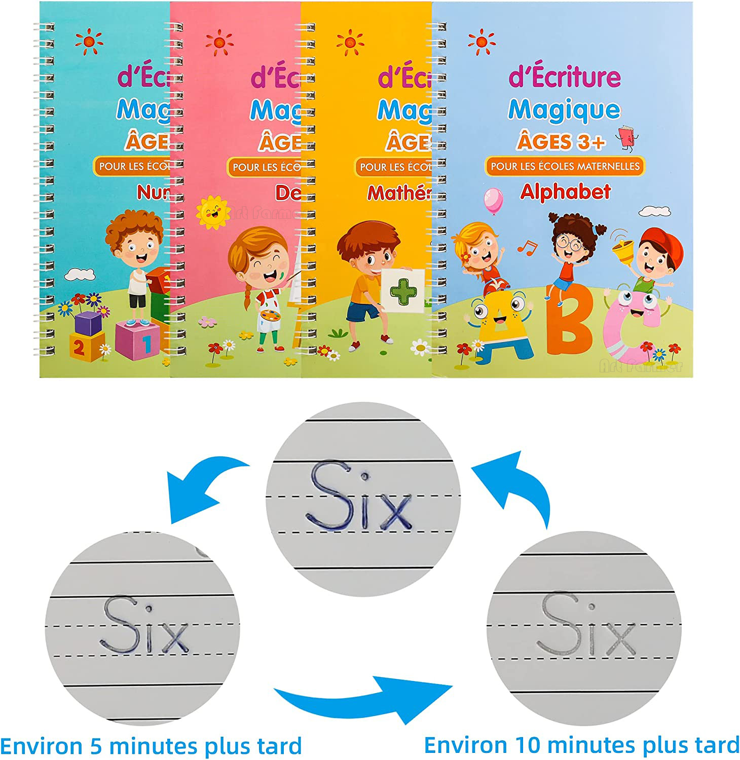 Livro mágico de cópia francesa - Kids Educational Workbooks avaliação e preço