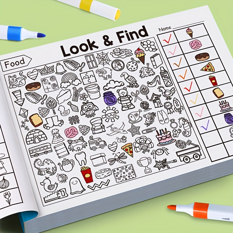Livro de Colorir com Objetos E - Kids Educational Workbooks avaliação e preço