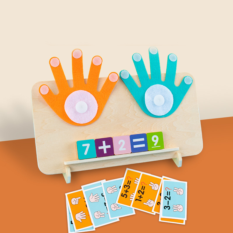 Montessori Wooden Finger Numbe - Kids Education Number avaliação e preço