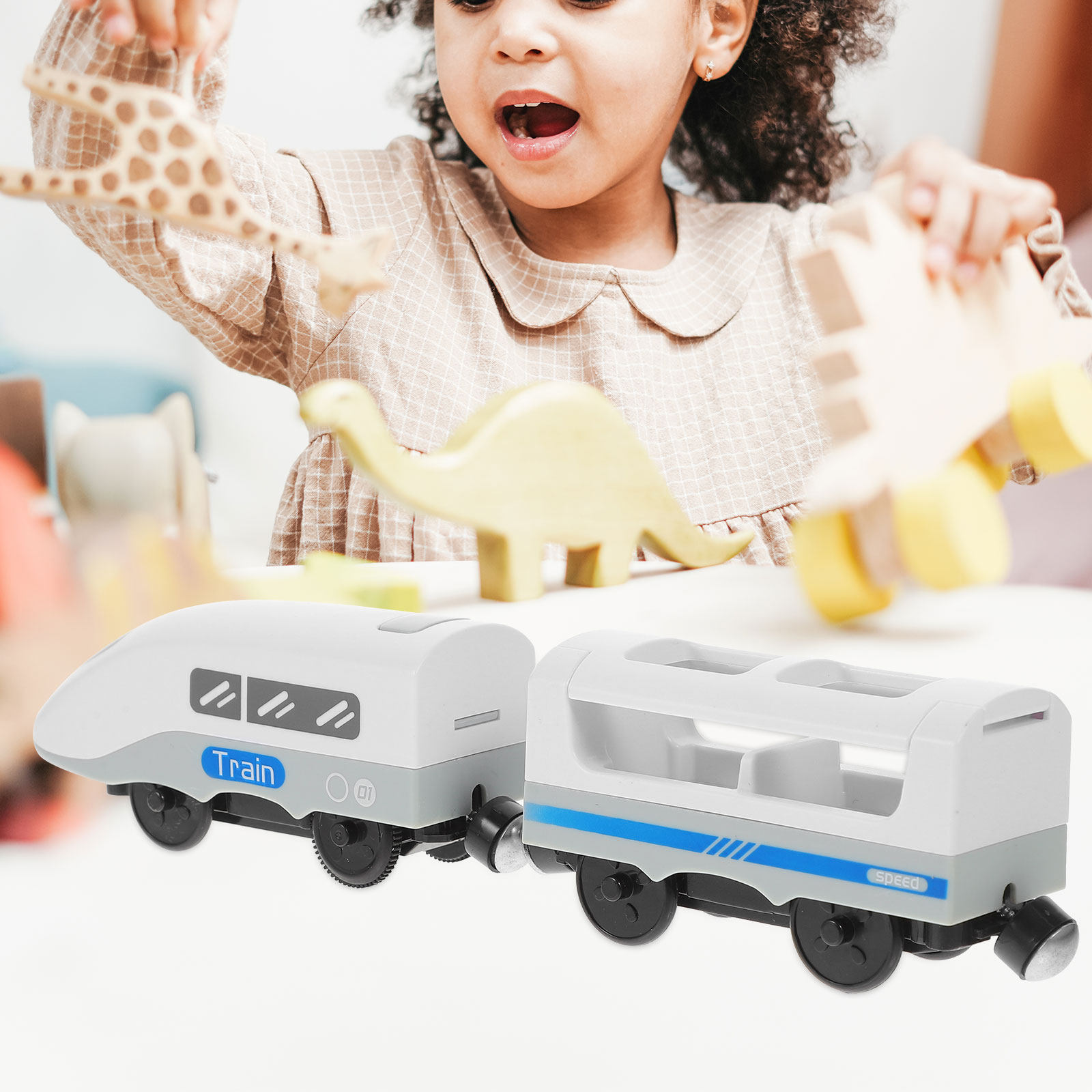 Trem Elétrico Criativo para Cr - Kids Education Fun avaliação e preço