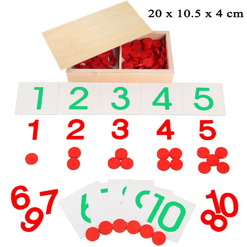 Caixa de contagem matemática m - Kids Education Number avaliação e preço