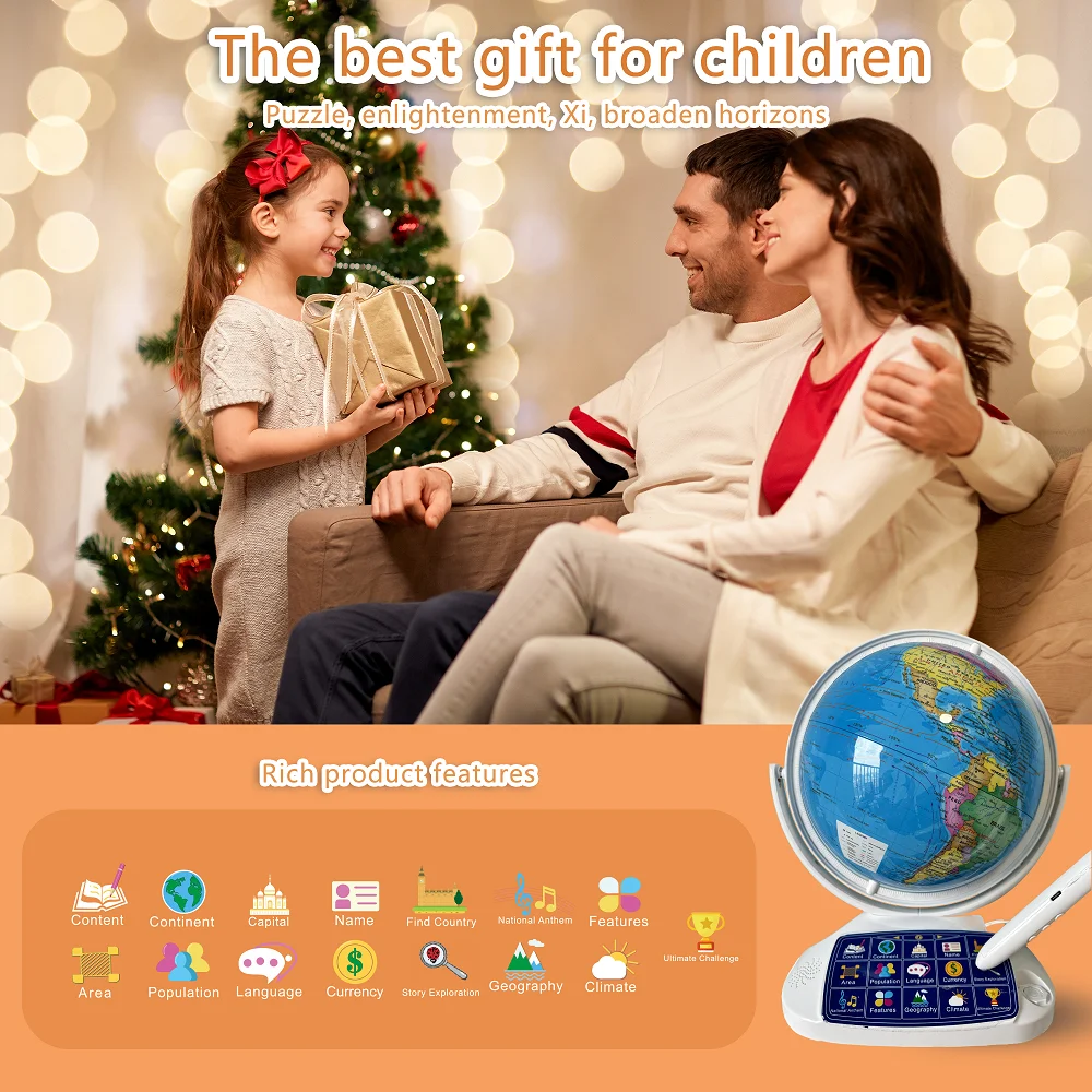 Globo Interativo AR para Crian - Globe Interactive Light avaliação e preço