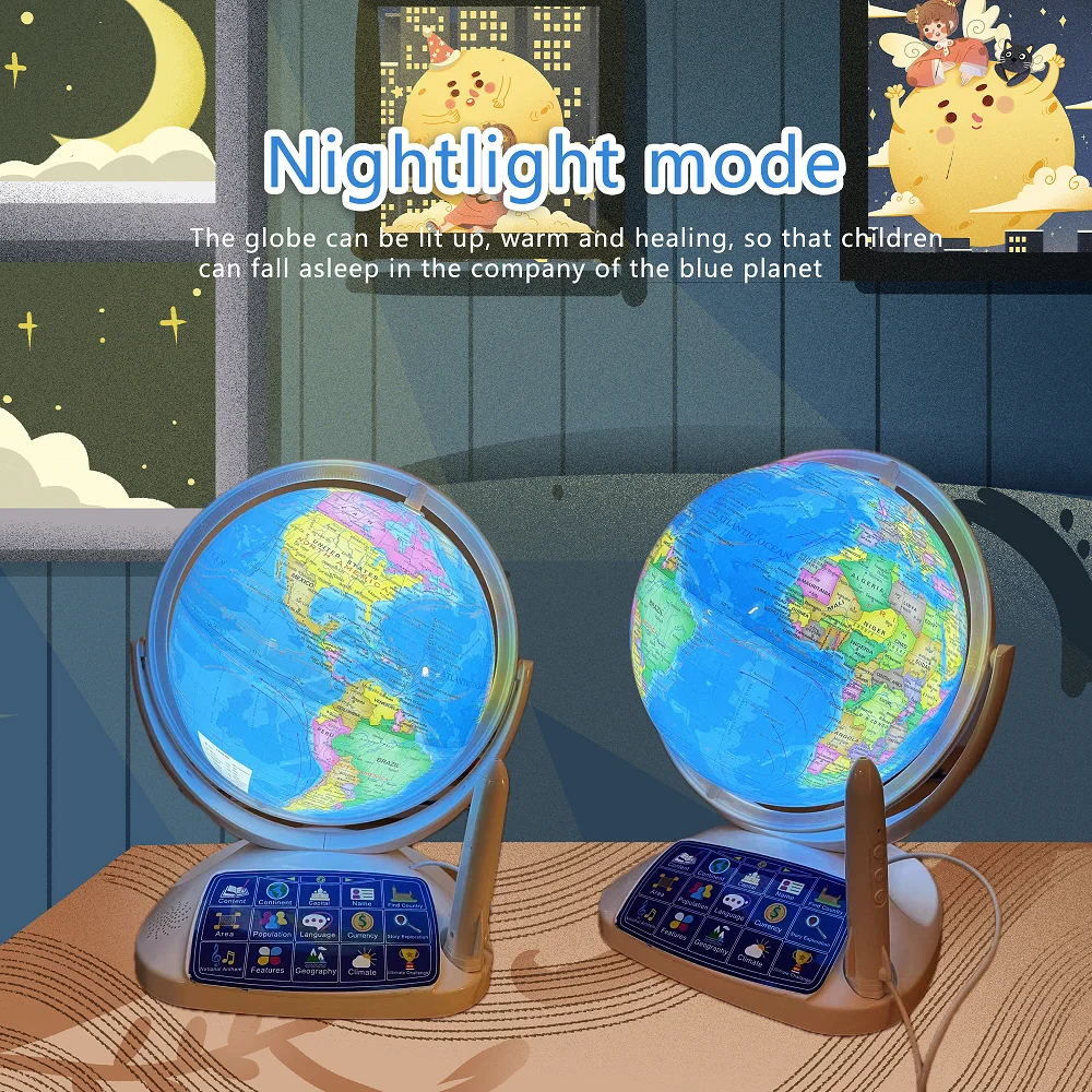 Globo Interativo AR para Crian - Globe Interactive Light avaliação e preço