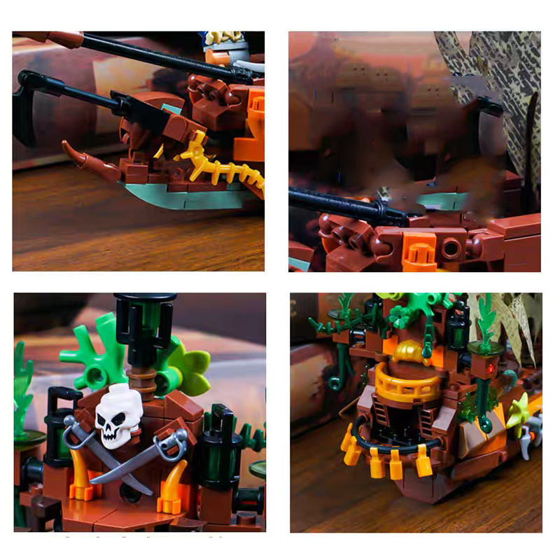 Criativo moc barco pirata bloc - Lego Set Creator avaliação e preço